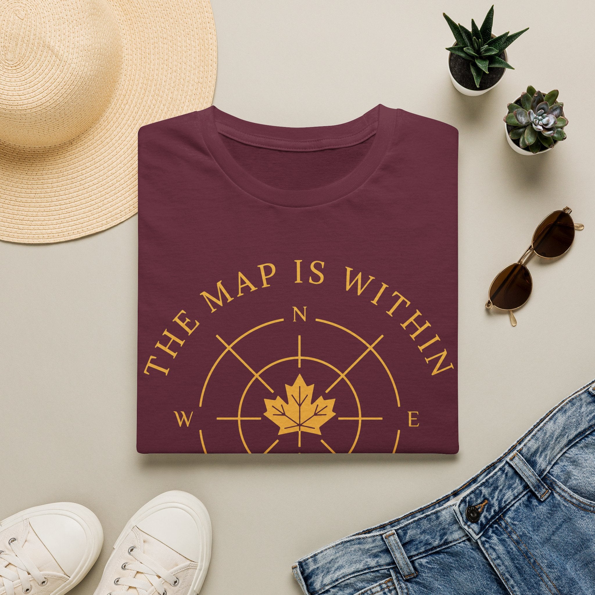 The Map Is Within T-Shirt
